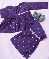 Violet Petals Sharara